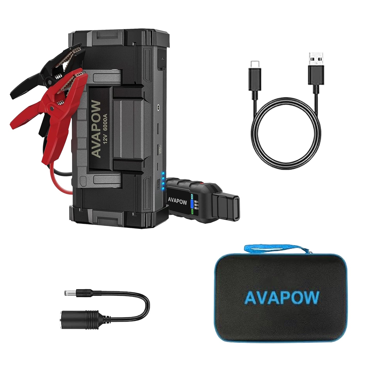 Robot de pornire AVAPOW T8 MAX JUMP STARTER - seria Titan