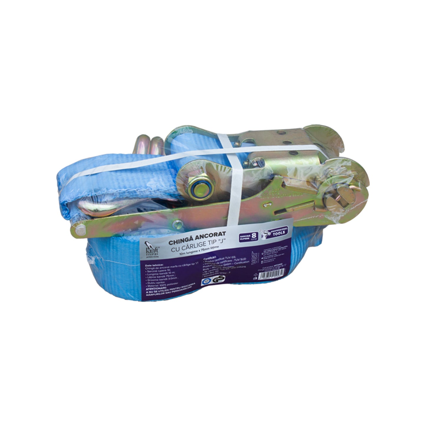 Chinga ancorat Kraftmann, sarcina maxima 8t ,10m lungime, dublu opritor