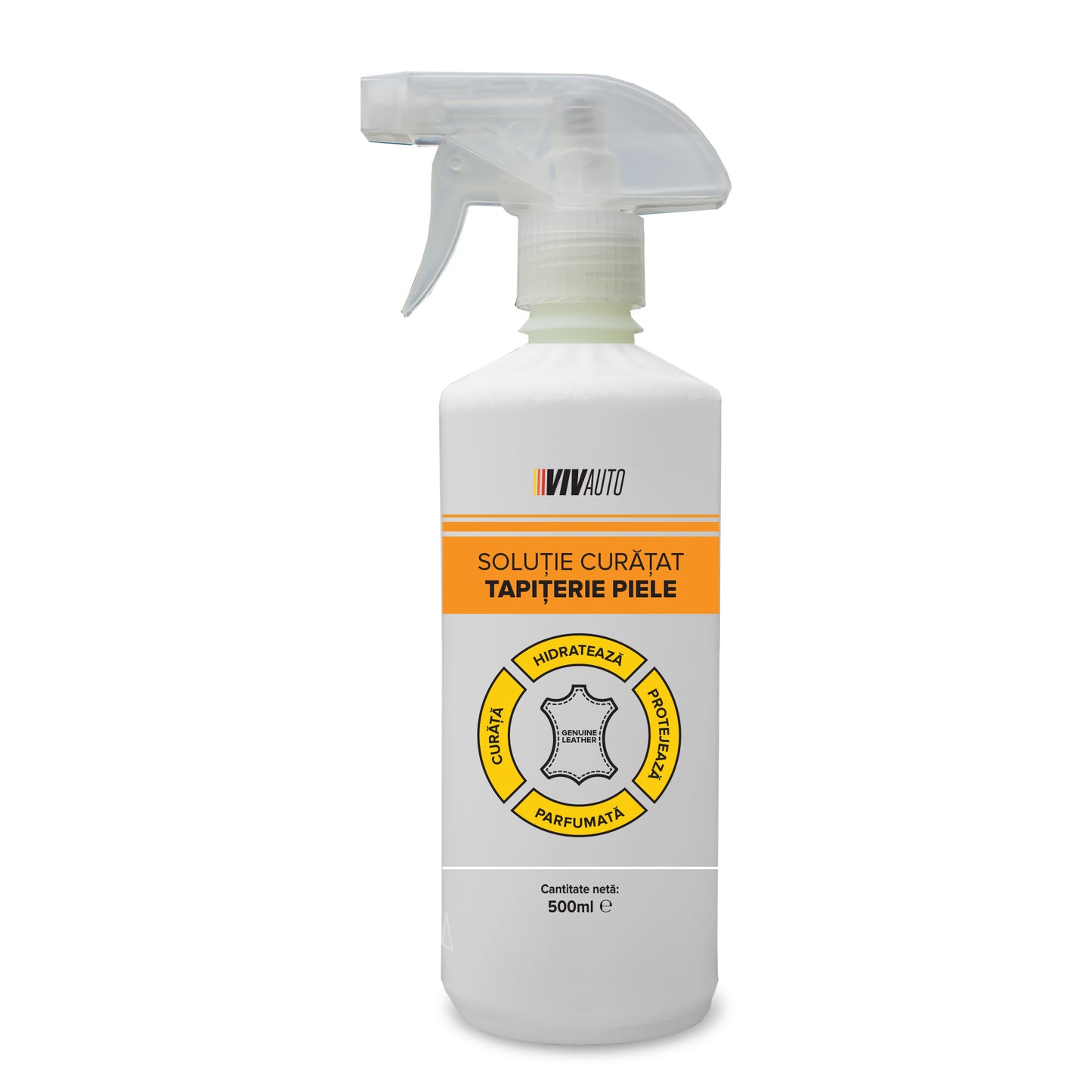 Solutie curatat tapiterie din piele VivAuto, 500ml