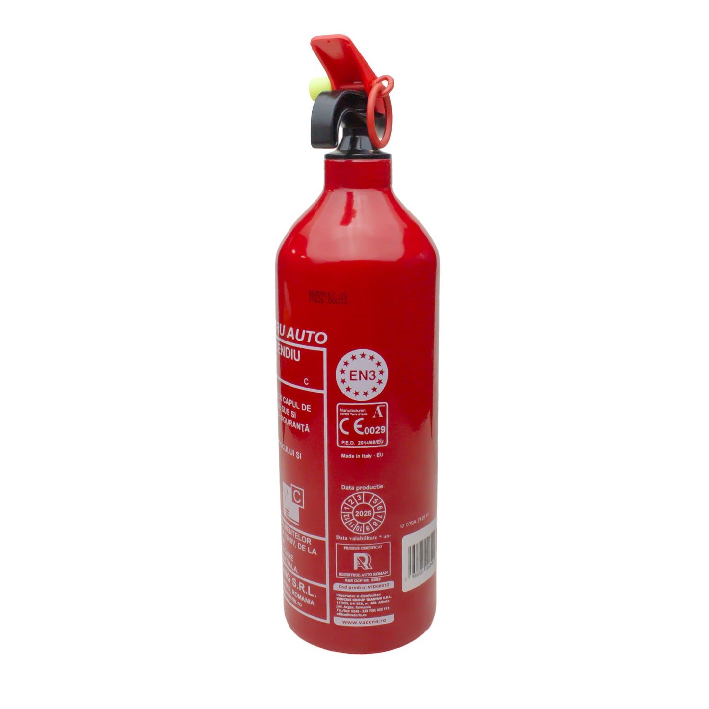 Stingator de incendiu P1 ABC autorizat R.A.R.