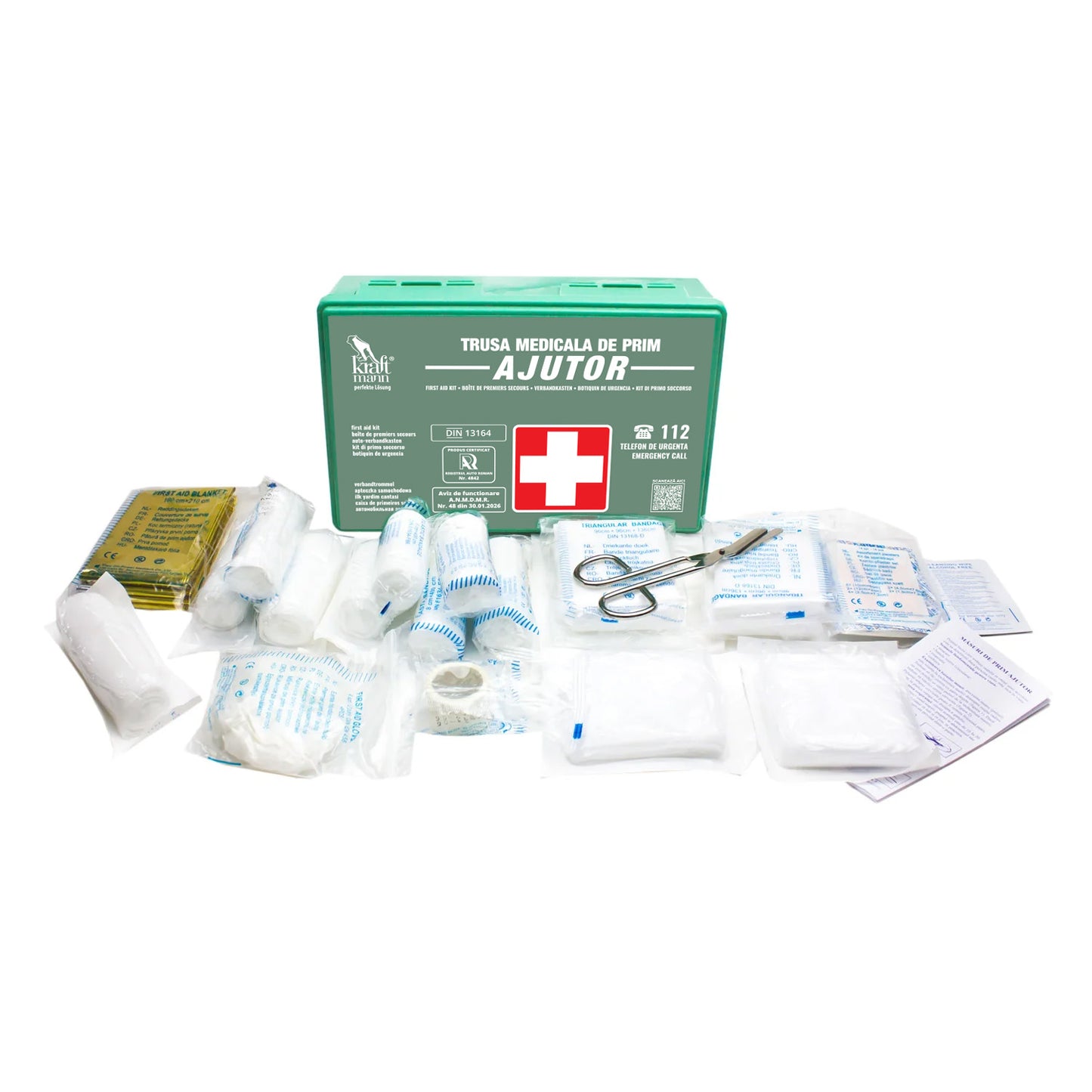 Trusa medicala de prim ajutor certificata R.A.R. Kraftmann