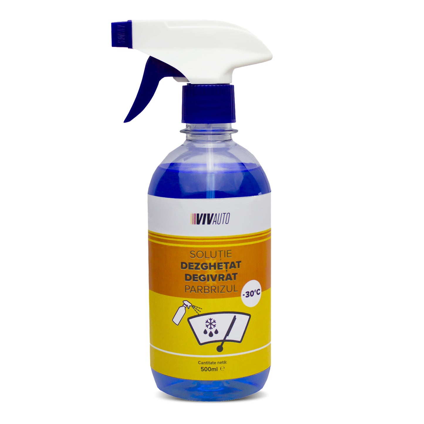 Solutie dezghetat/degivrat parbrizul VivAuto, 500ml