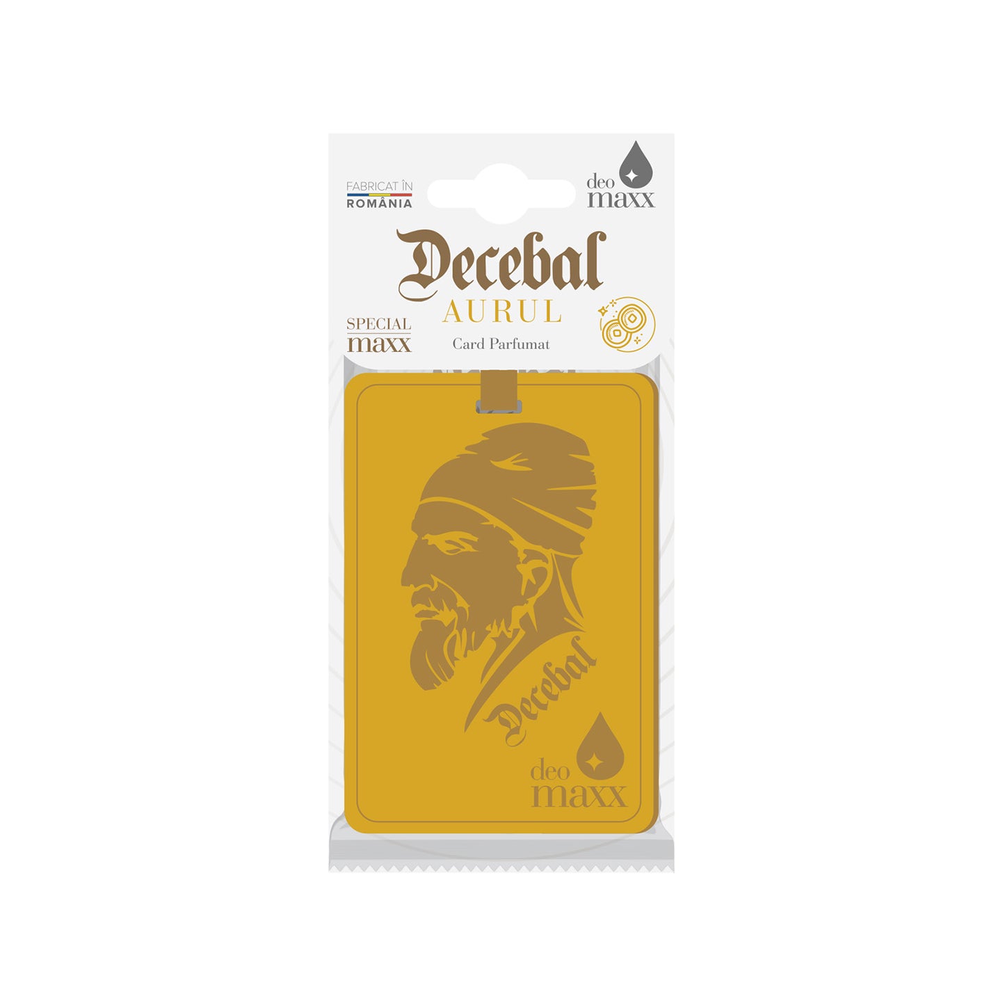 DeoMaxx Card parfumat Decebal - Aurul