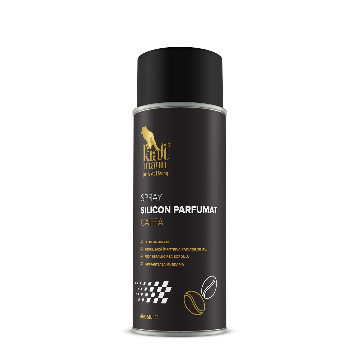 Spray silicon bord Kraftmann,  450 ml - Cafea