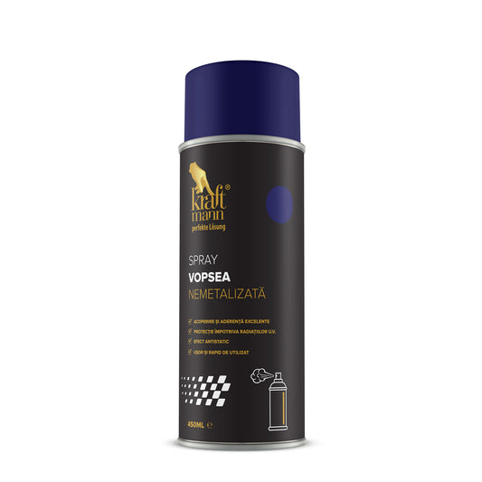 Spray vopsea nemetalizata - albastru, 450ml