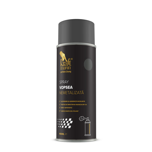 Spray vopsea nemetalizata - gri, 450ml