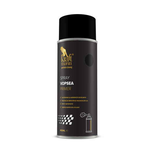 Spray vopsea primer - negru, 450ml