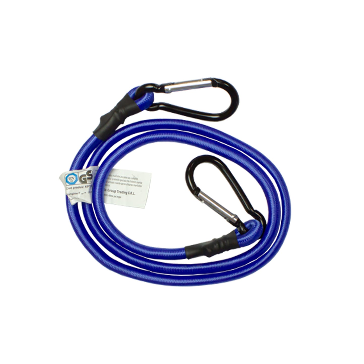 Coarda elastica cu carabine Kraftmann din aluminiu, sarcina maxima 7kg/105 cm