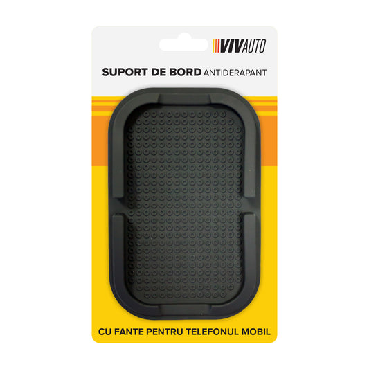 Suport bord antiderapant VivAuto cu fante pentru telefonul mobil