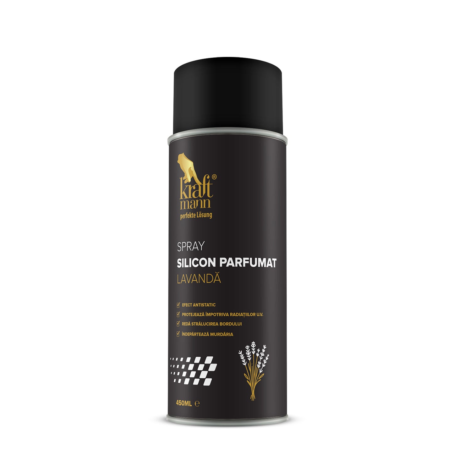 Spray silicon parfumat Kraftmann, diverse parfumuri, 450ml