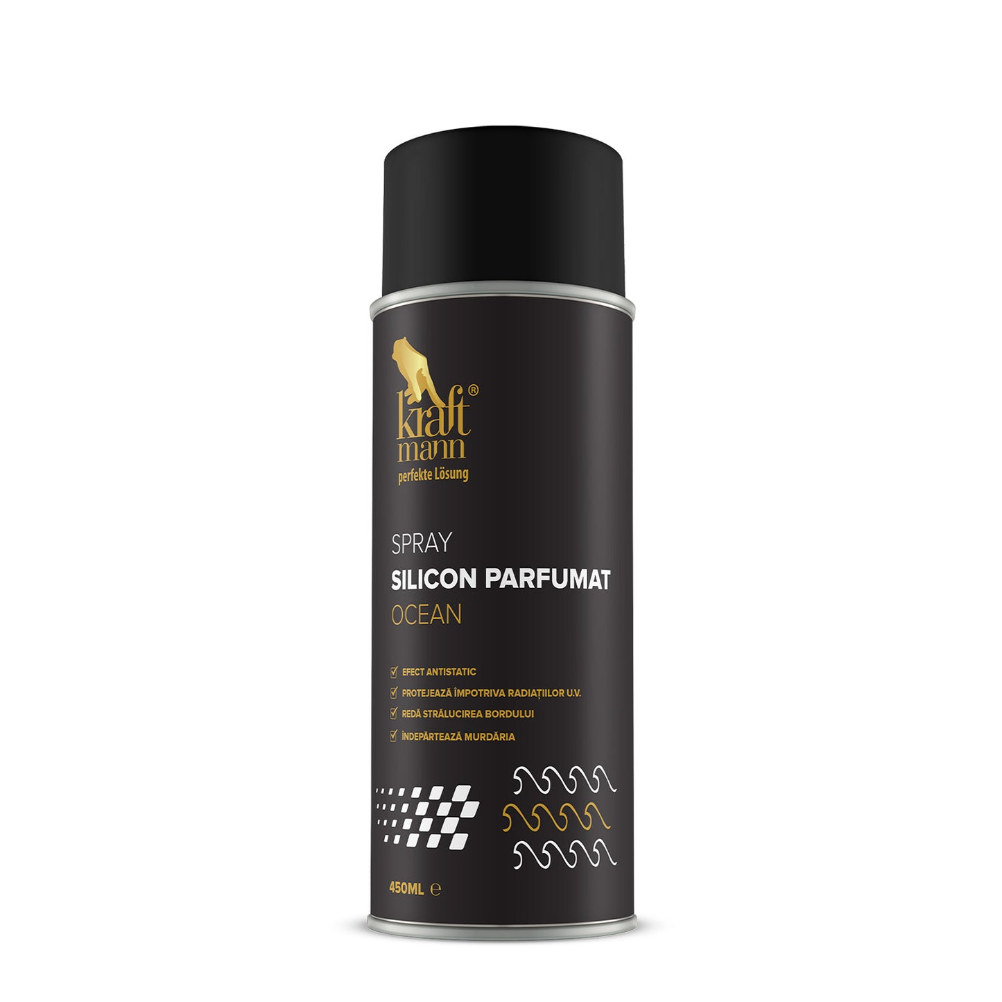 Spray silicon parfumat Kraftmann, diverse parfumuri, 450ml