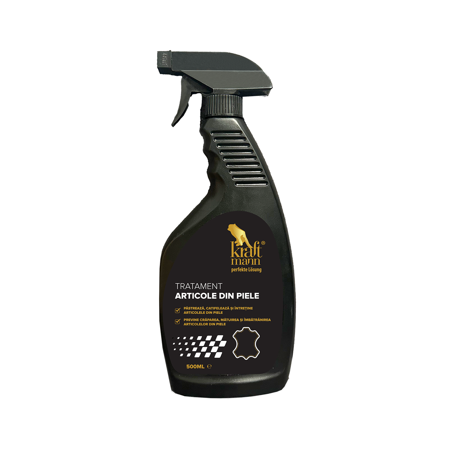 Tratament pentru articole din piele Kraftmann, 500ml