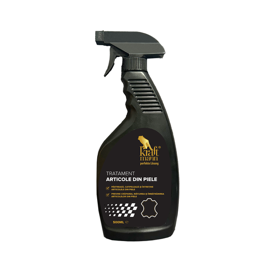 Tratament pentru articole din piele Kraftmann, 500ml