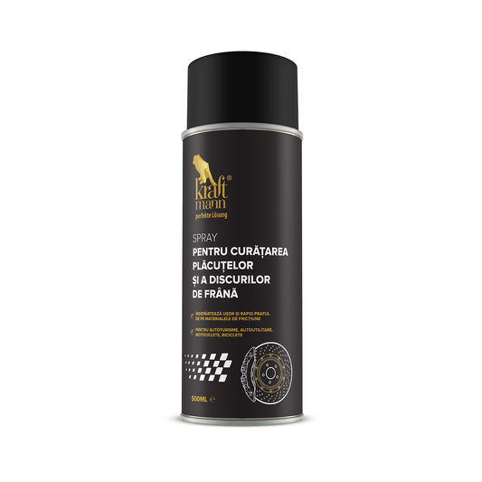 Spray pentru curatarea placutelor si a discurilor de frana Kraftmann, 500ml