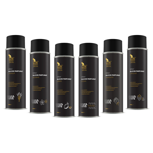 Spray silicon parfumat Kraftmann, diverse parfumuri, 650ml
