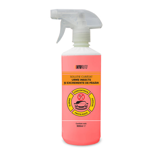 Solutie curatat urme de insecte si excremente de pasari VivAuto, 500ml