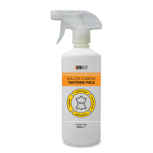 Solutie curatat tapiterie din piele VivAuto, 500ml