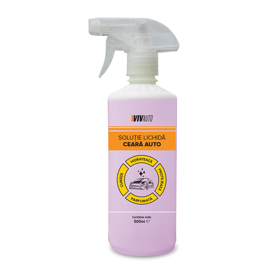 Solutie lichida ceara auto VivAuto, 500ml