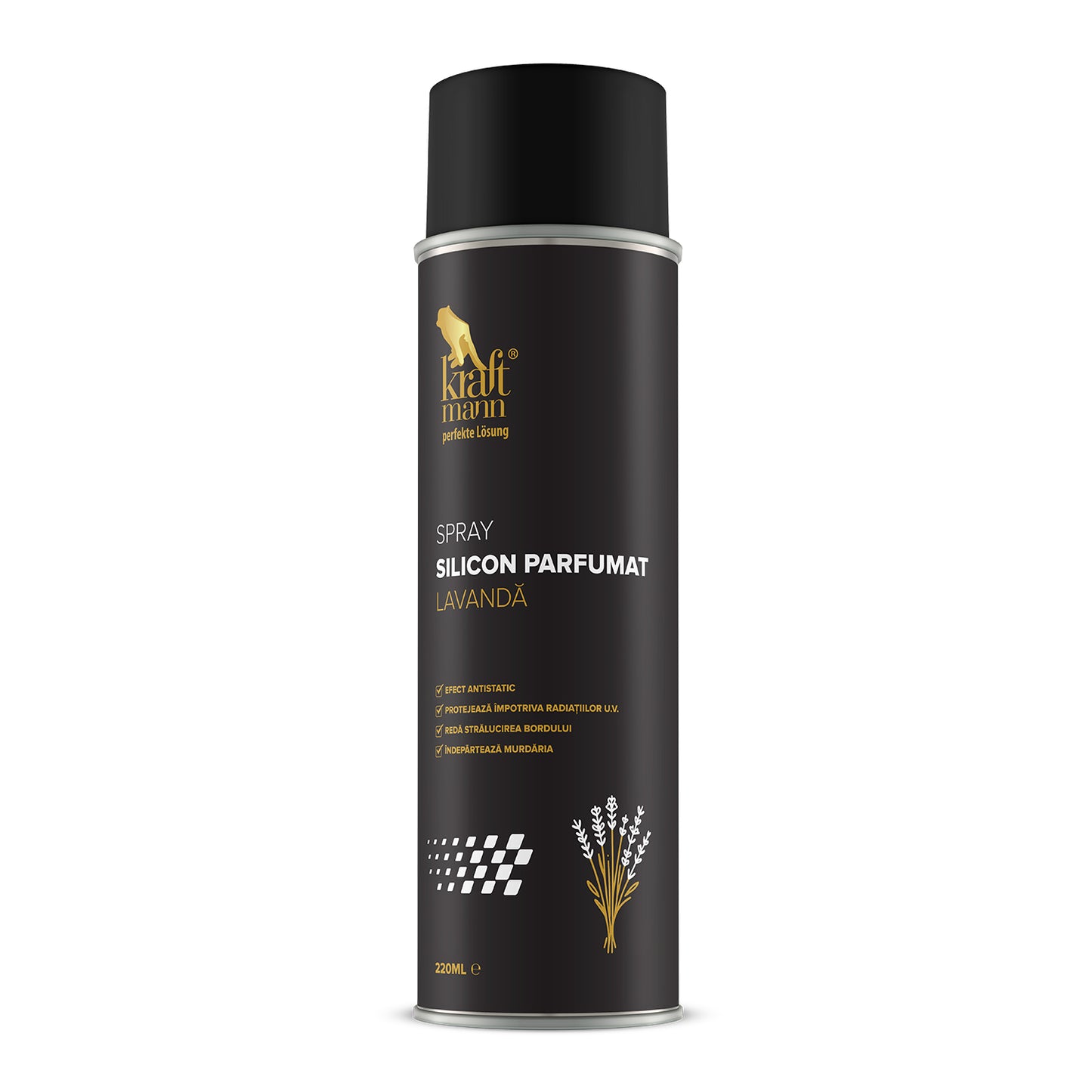Spray silicon parfumat Kraftmann, diverse parfumuri, 220ml