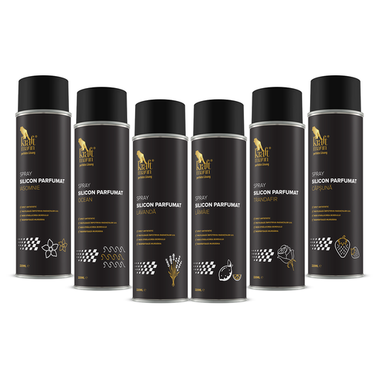Spray silicon parfumat Kraftmann, diverse parfumuri, 220ml