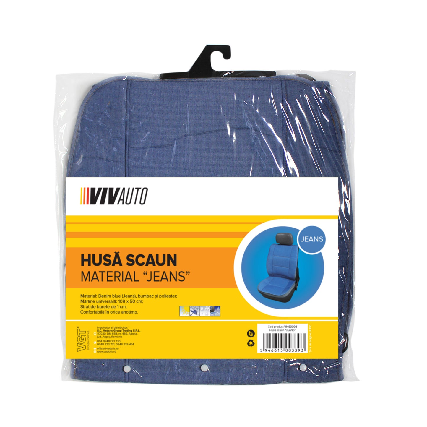 Husa scaun JEANS VivAuto