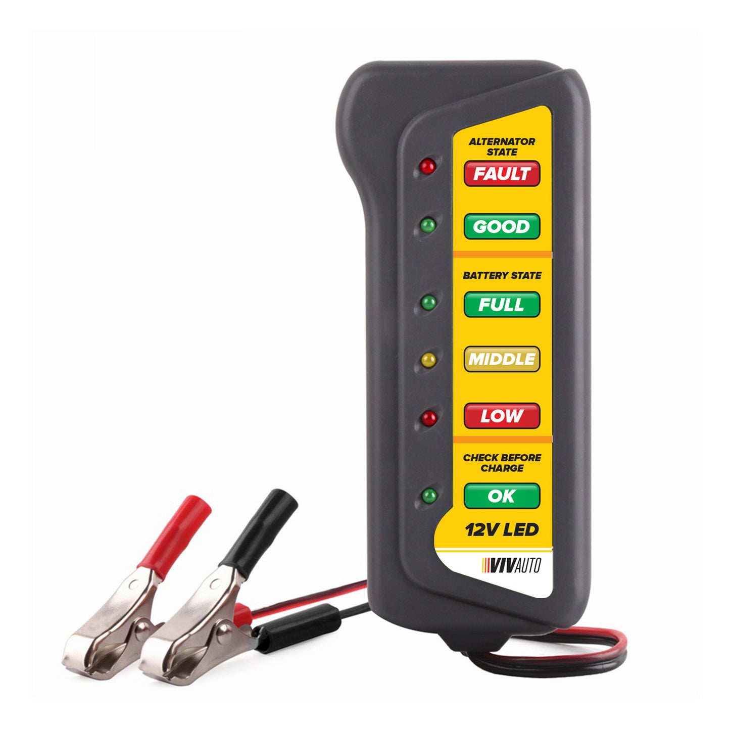 Tester baterie auto si alternator VivAuto