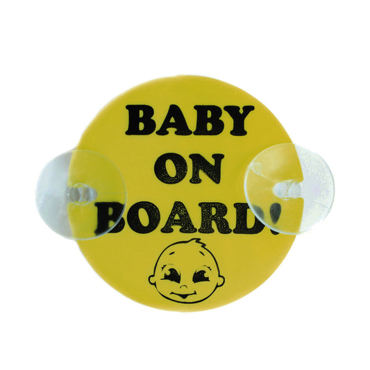Semn avertizare "Bebe la Bord" cu ventuze