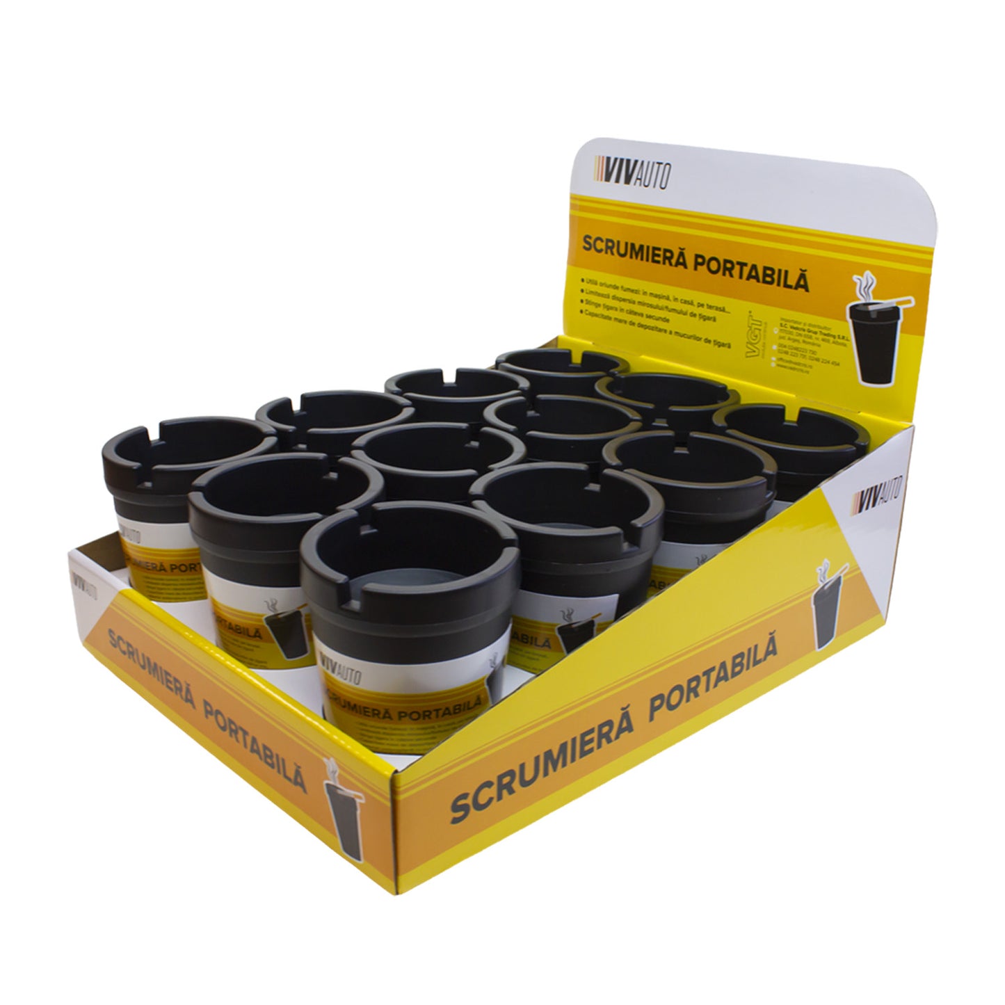 Scrumiera portabila VivAuto