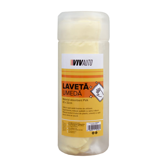 Laveta umeda din PVA VivAuto, 43x32cm